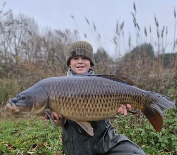 Noah with his 38.4 common caught dec 2024